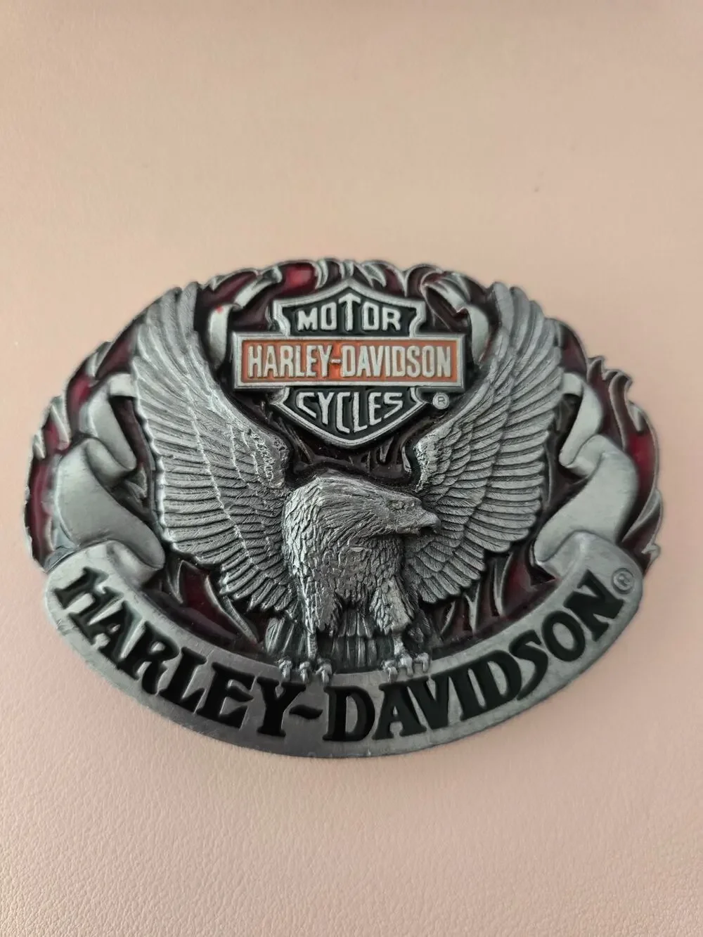 1992 Harley Davidson Eagle Harmony Design Belt Buckle